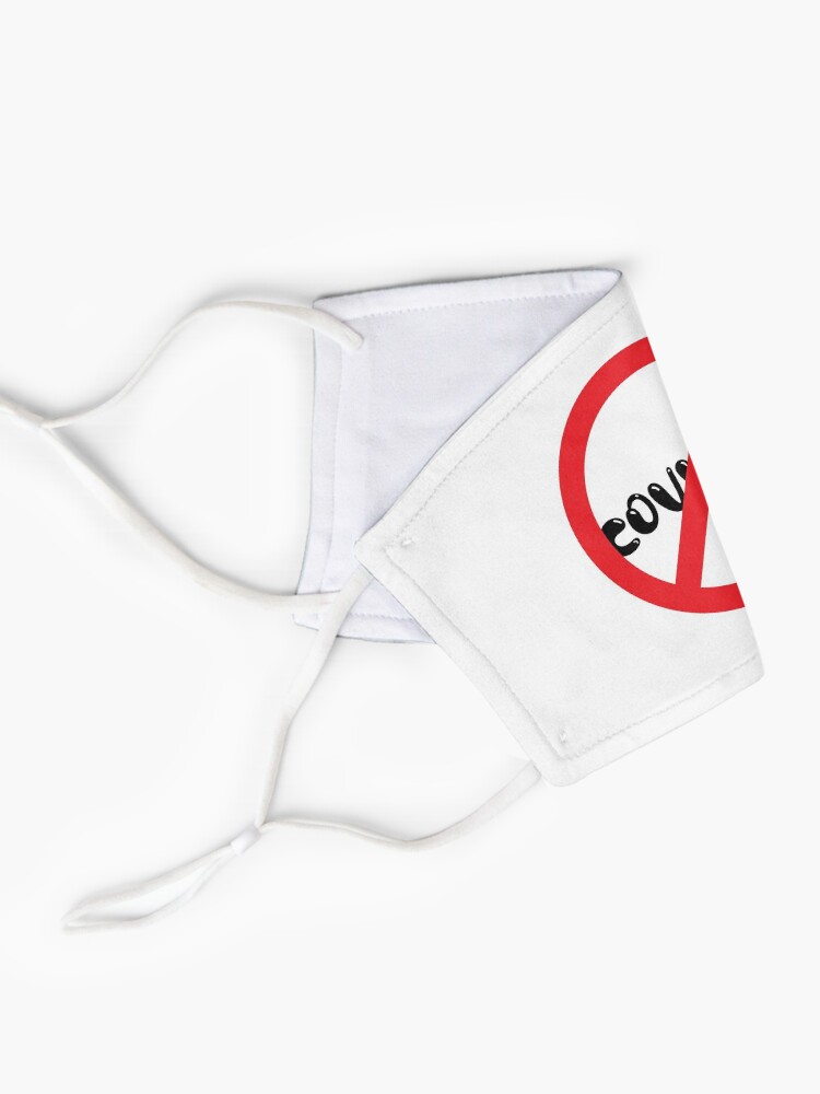 Alternate view of Don't Be A Covidiot Mask