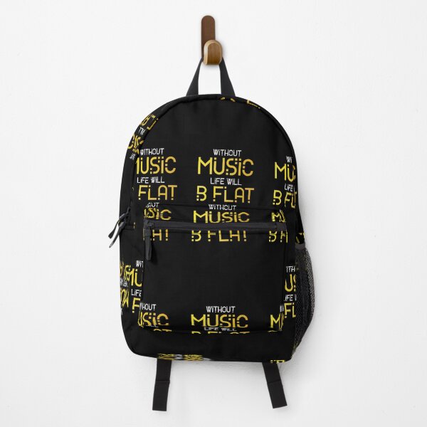 Item preview, Without Music, Life will B Flat designed and sold by TeesYouWant.