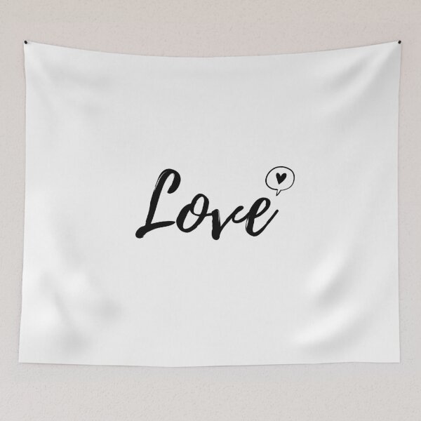 Item preview, Love quote in black designed and sold by Camilovelove.