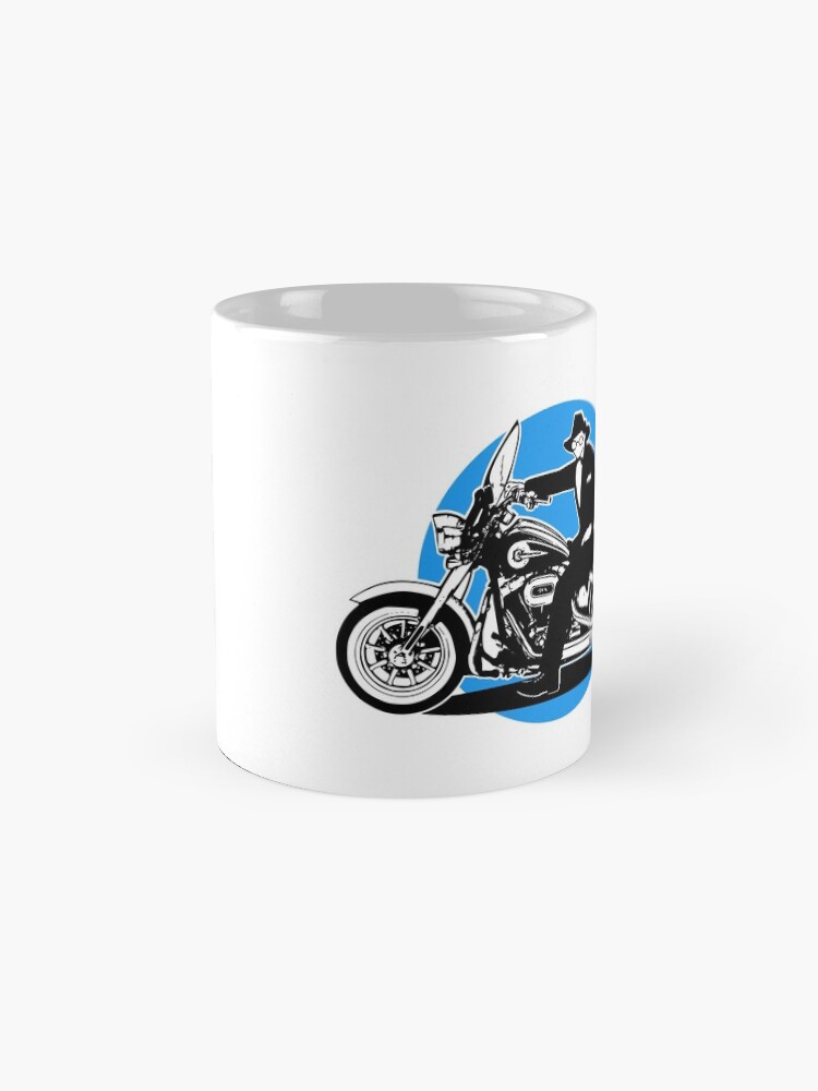 Vista alternativa de Taza de café CASTELAO en moto. Galicia. Galiza