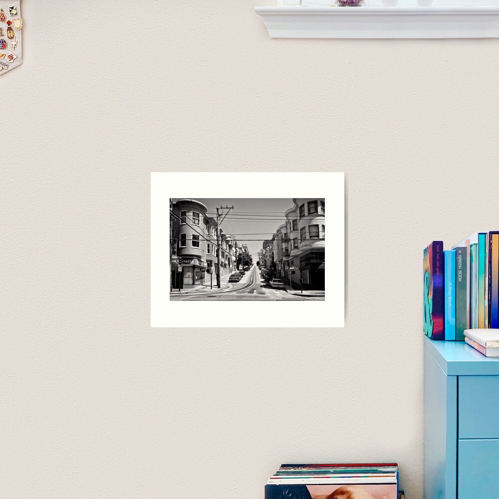 Cnr. Hyde and Washington. San Franscisco - USA Art Print