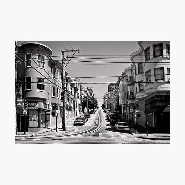 Cnr. Hyde and Washington. San Franscisco - USA Photographic Print