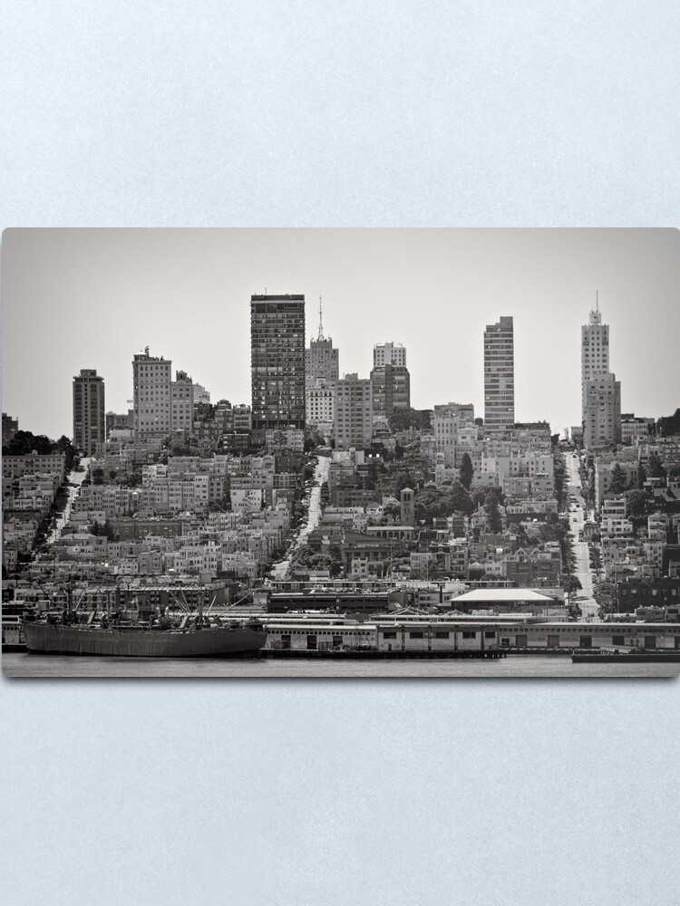 Alternate view of Hills of San Francisco - California, USA Metal Print