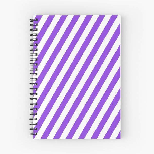 Item preview, Purple and White Diagonal Stripes designed and sold by Ludovic Geusa.