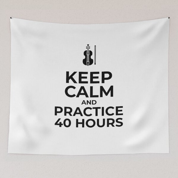 Item preview, Keep Calm and Practice 40 Hours - Ling Ling 40 Hours a Day designed and sold by passiveisopod.