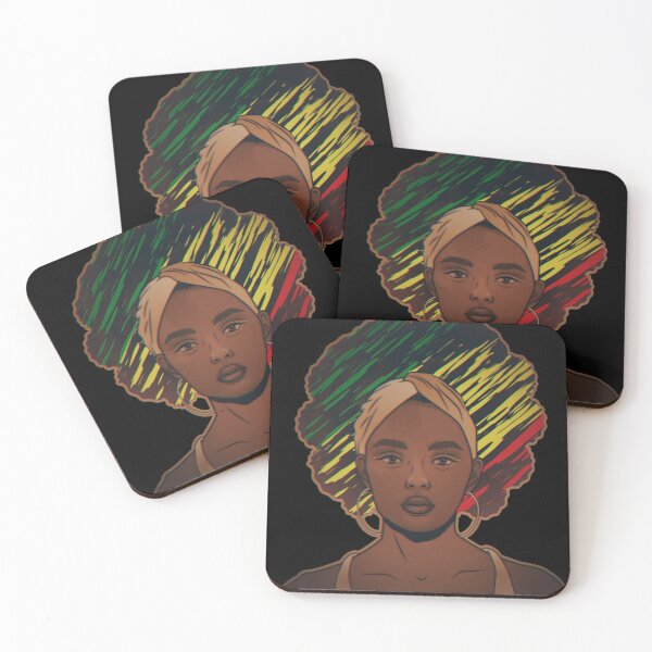 Item preview, Black Women Natural Hair Afro Juneteenth designed and sold by infleims.