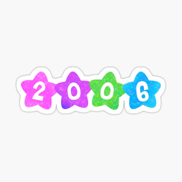  kidcore  2006 Sticker  by discostickers Redbubble