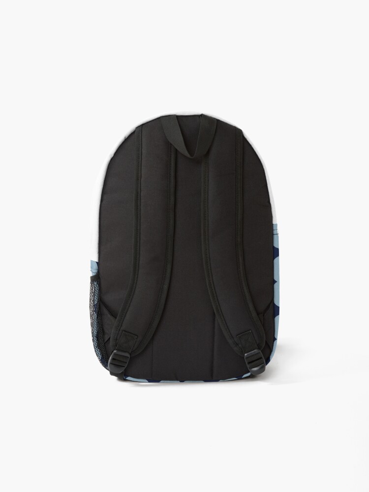 Alternate view of Mod Blossoms - Navy and French Blue Backpack