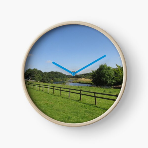 Merch #90 -- Stream Beyond The Fenced Field (Hadrian's Wall) Clock