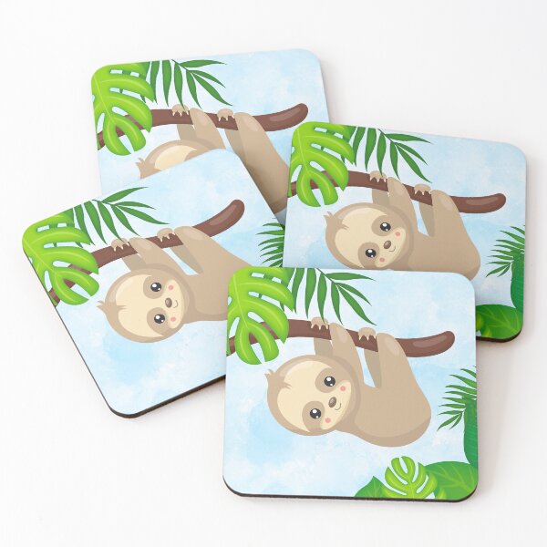 Item preview, Cute Hanging Baby Sloth designed and sold by WildHoneyDesign.