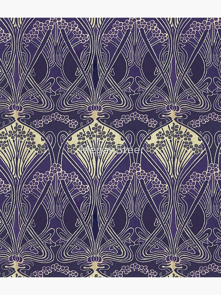 Art Nouveau Icon in Purple by MeganSteer