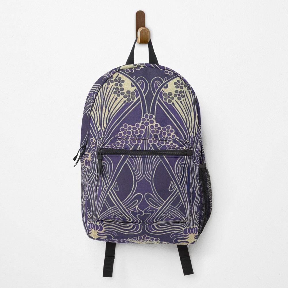 Art Nouveau Icon in Purple Backpack