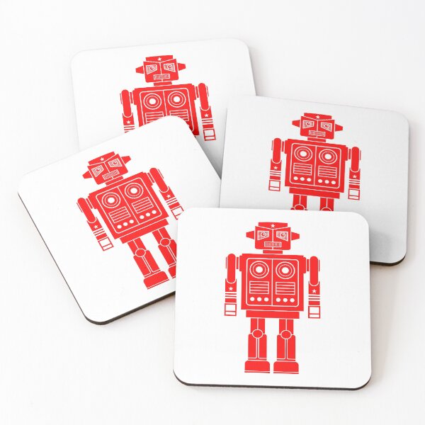 Item preview, Robot 270620/010 - Red and White designed and sold by Artberry.