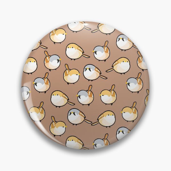 Item preview, Many bearded tits designed and sold by Vickyendangered.
