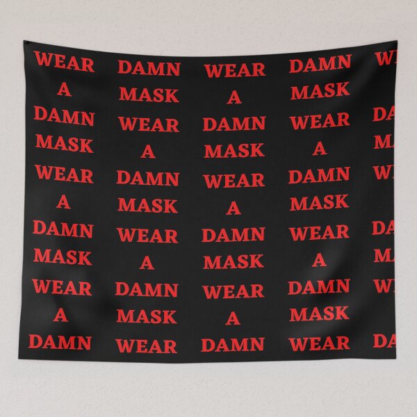Item preview, Wear a Damn Mask! designed and sold by Zachary Hadley.