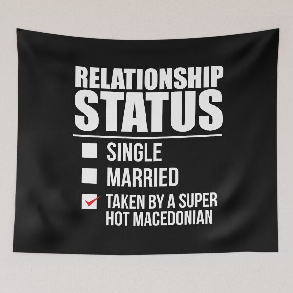 Item preview, Relationship status taken by super hot Macedonian Macedonia Valentine's Day designed and sold by losttribe.