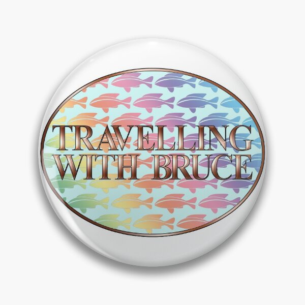 Item preview, Travelling with Bruce Swimming With The Fishes Logo designed and sold by Bruce Frommert.