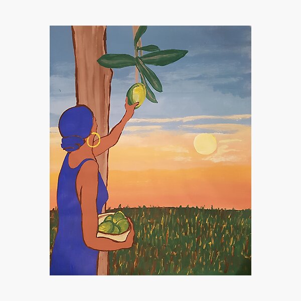 Get Fruit Pickers Under The Mango Tree Message Gif