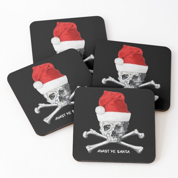 Item preview, Avast Ye Santa! Christmas Holiday Pirate Skull #2 designed and sold by Nola Lee Kelsey.