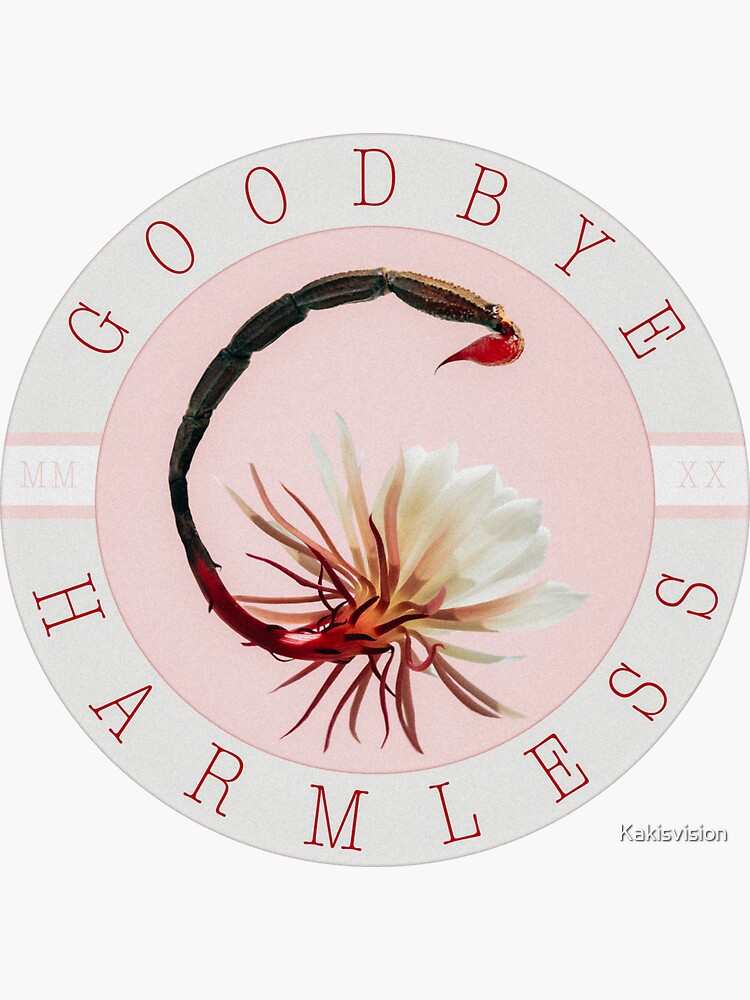 Thumbnail 4 of 4, Sticker, Goodbye Harmless MMXX designed and sold by Kakisvision.