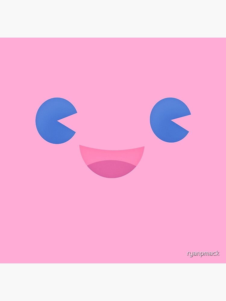 Happy Little Face - Bubblegum by ryanpmack