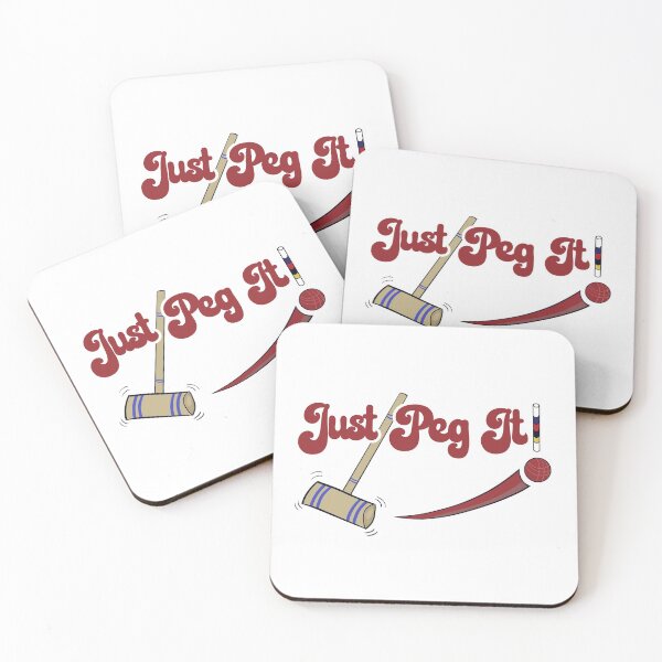 Item preview, Croquet Just Peg It Funny Croquet Gift  designed and sold by Dan66.