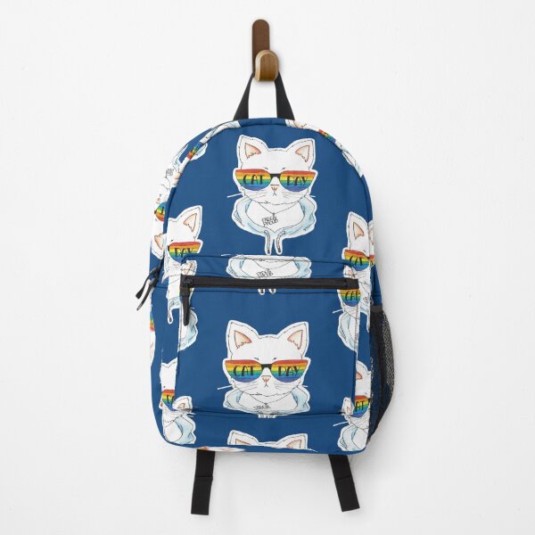 Item preview, Cat Day - Free and Proud - Blue back designed and sold by crismk.