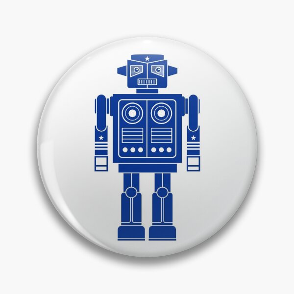 Item preview, Robot 270620/010 - Navy Blue and White designed and sold by Artberry.