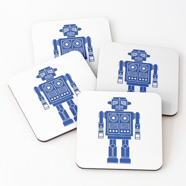 Item preview, Robot 270620/010 - Navy Blue and White designed and sold by Artberry.