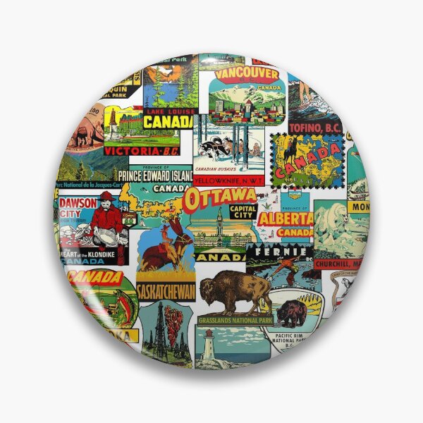 Item preview, Canada Traveler Sticker Bomb designed and sold by hilda74.