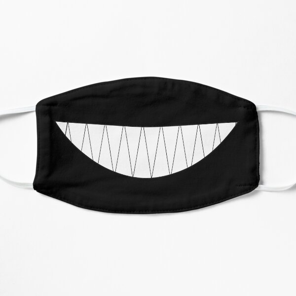 Wide Sharp Smile Mask Flat Mask