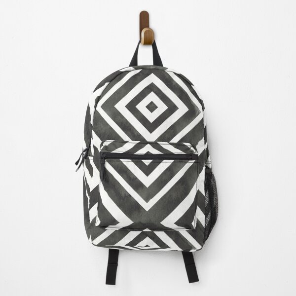 Item preview, Boho Geometric Black and White Watercolour Pattern designed and sold by suzzincolour.