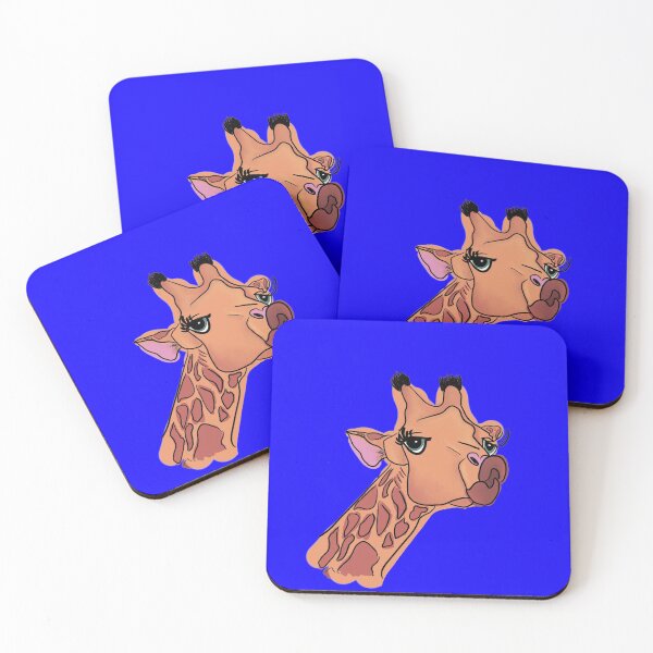 Item preview, Drawn Giraffe head with attitude designed and sold by Angi Brown.
