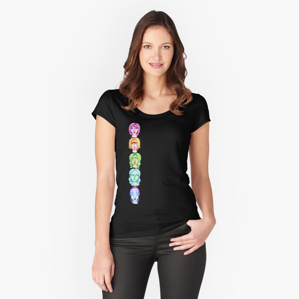 Item preview, Fitted Scoop T-Shirt designed and sold by Leanore.