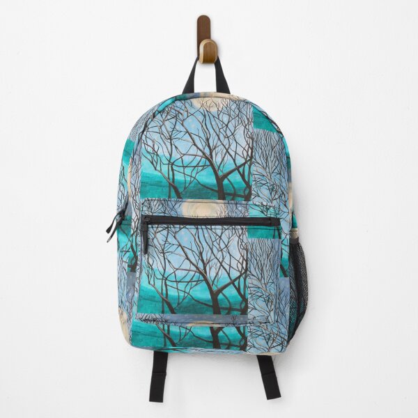 Item preview, Winter moon landscape painting with trees designed and sold by esvb.