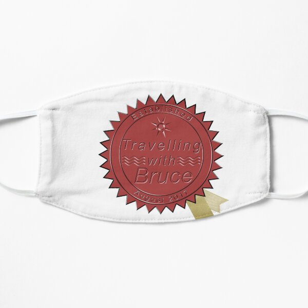 Travelling with Bruce Red Seal Logo Mask