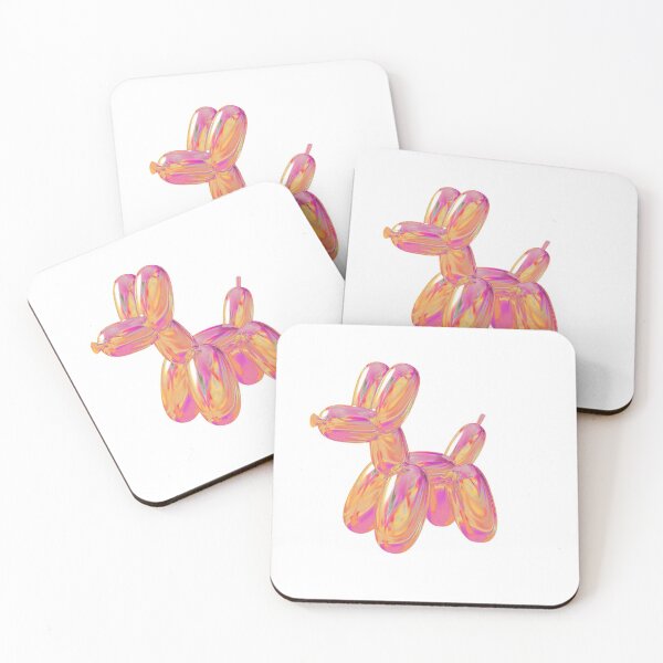 Item preview, Metallic orange and pink balloon dog  designed and sold by Gabriellaxz.