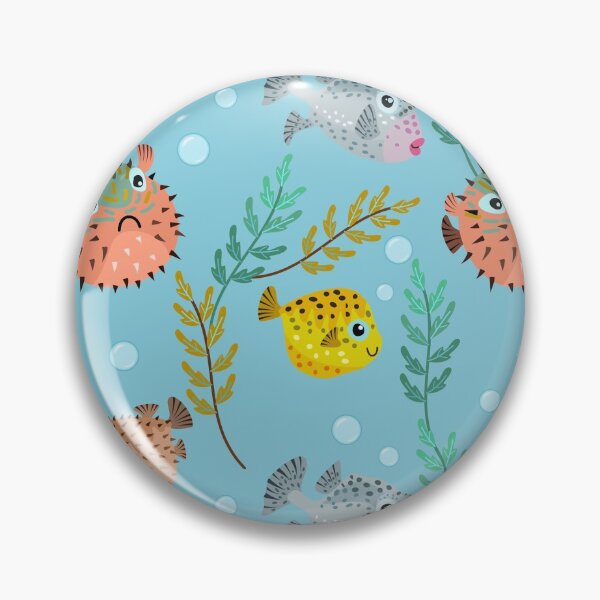 Item preview, Angry Puffer Fish designed and sold by TrendJunky.