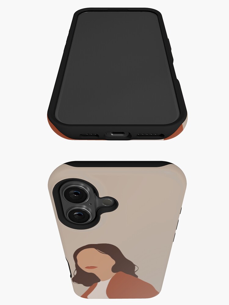 Thumbnail 3 of 4, iPhone Case, Abstract Women Portrait designed and sold by raluca20.