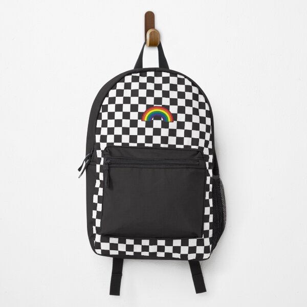 Item preview, Black Checkered Rainbow designed and sold by AfterJune.