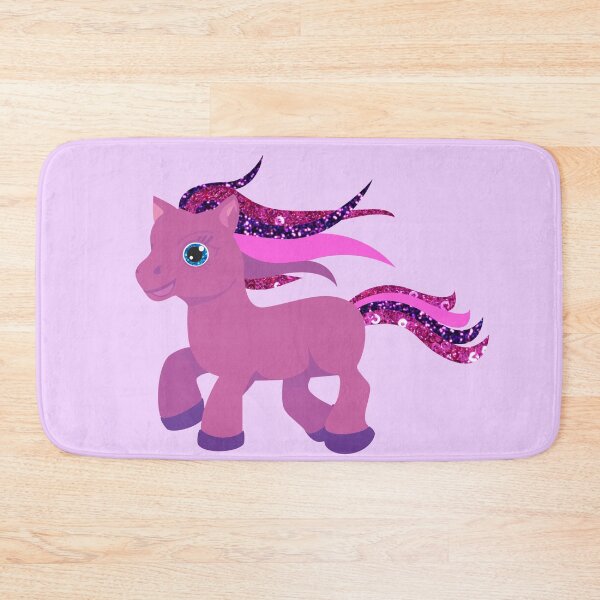 Item preview, glitter print purple pony designed and sold by Gossip Rag.