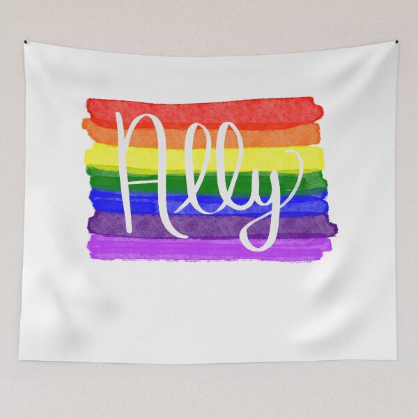 Item preview, Ally Rainbow Pride Flag  designed and sold by herzart.
