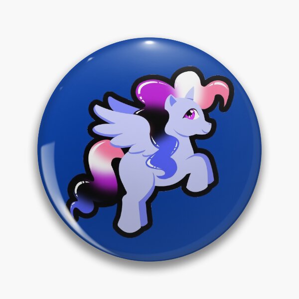 Item preview, Genderfluid Pride Pegasus designed and sold by TheGreys.