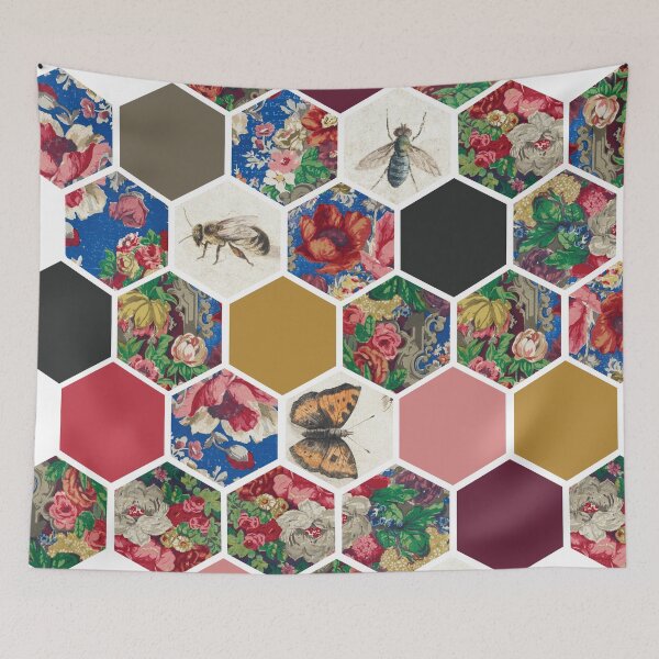 Item preview, Flowers and Honeycombs  designed and sold by KaciBrookeSmith.