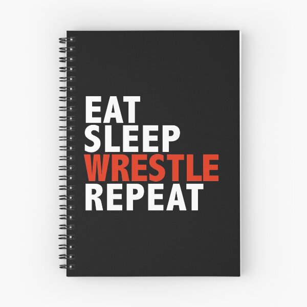 Item preview, Eat Sleep Wrestle Repeat Wrestling Wrestler designed and sold by losttribe.