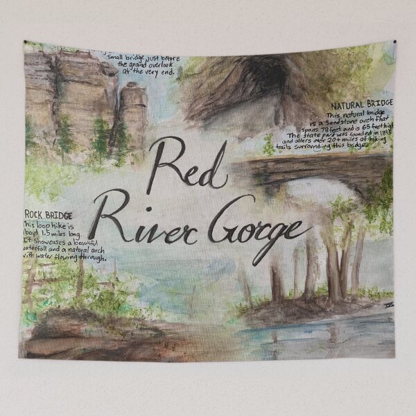 Item preview, Red River Gorge Natural Attractions Painting designed and sold by Ingrid Miller.