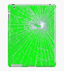 Broken Glass 2 iPad Green iPad Case/Skin