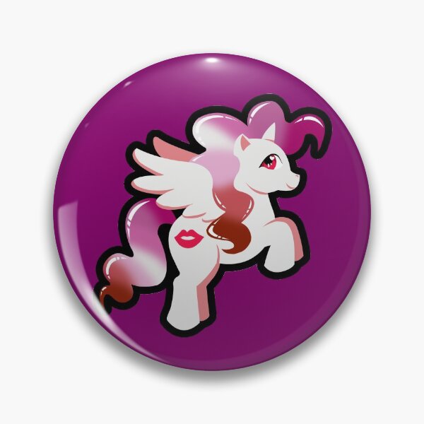 Item preview, Lipstick Lesbian Pride Pegasus designed and sold by TheGreys.