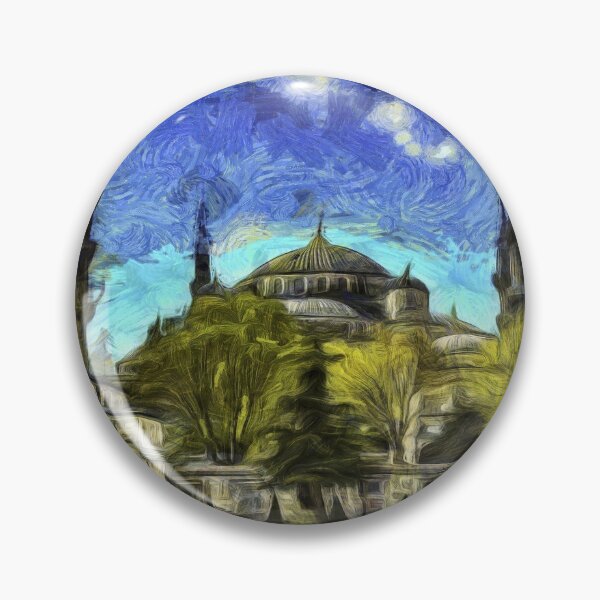 Item preview, The Blue Mosque Istanbul Van Gogh designed and sold by Londonimages.