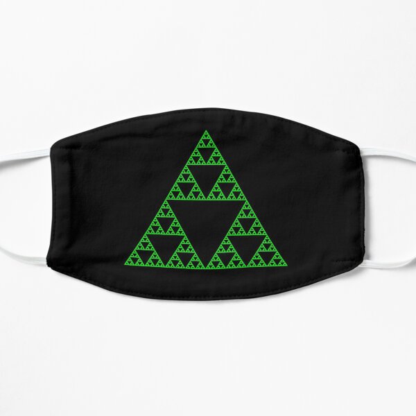 Sierpinski Triangle Fractal Flat Mask